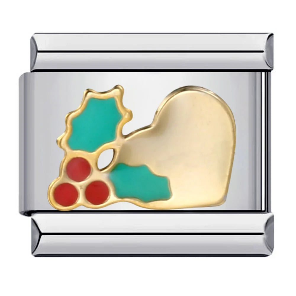 Fruits silver charm