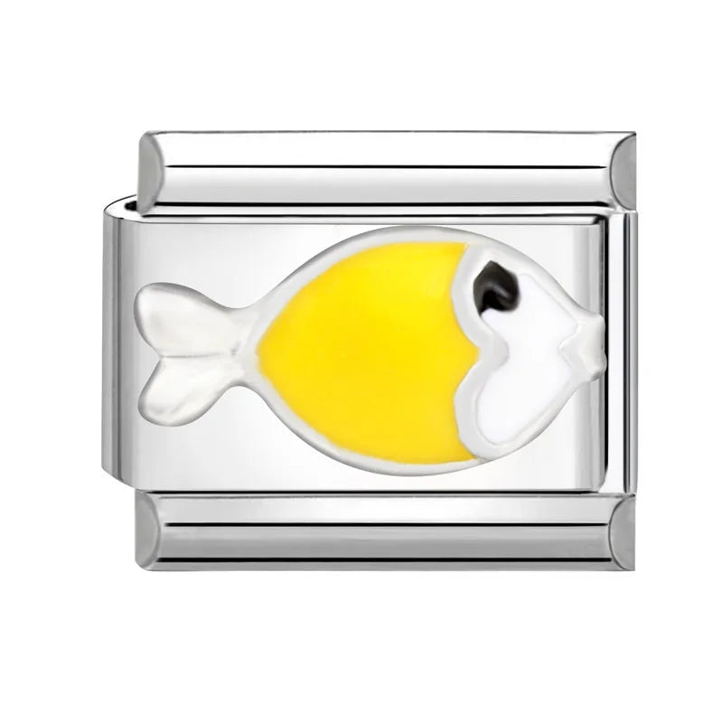 Charm fish and flower