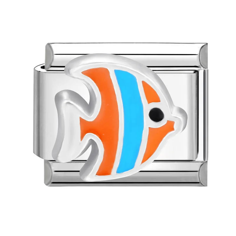 Charm fish and flower