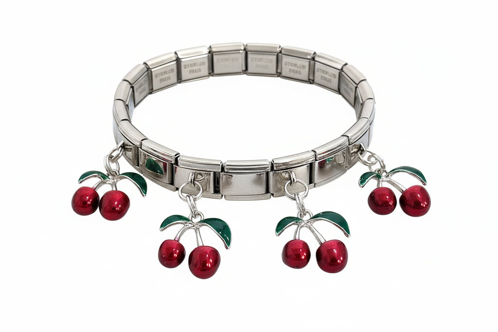 italian bracelet silver and gold