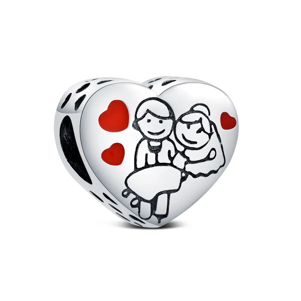Charm italien coeur